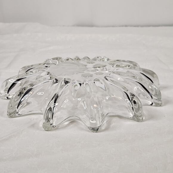 Vintage Heavens Gate Sun Moon Stars Glass Trinket Serving Dish Celestial - Picture 8 of 9